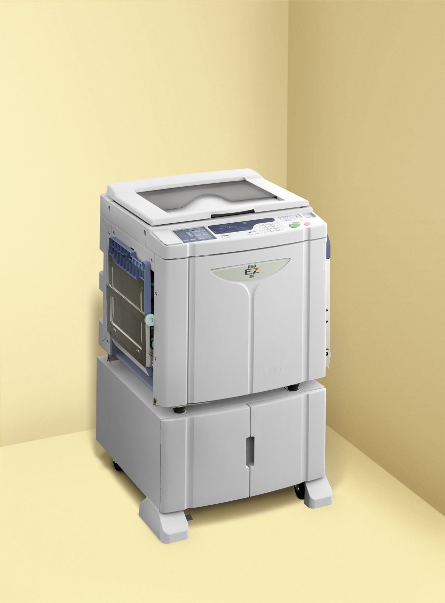 Riso EZ series provides high speed digital master-making and fully automatic stencil making.